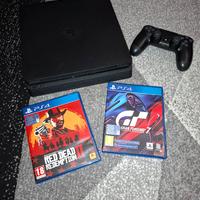 PS4 completa di scatola + 2 giochi