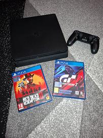PS4 completa di scatola + 2 giochi