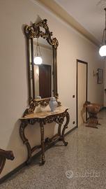 consolle con specchio 