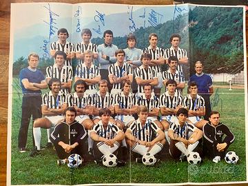 POSTER JUVENTUS 79-80 AUTOGRAFATO