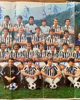 POSTER JUVENTUS 79-80 AUTOGRAFATO
