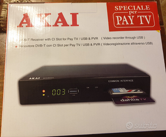 Lettore usb per foto e video Decoder DVBT1