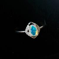 Anello argento e Opale Etiope