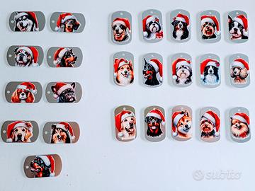 medaglietta cane personalizzate Natale 