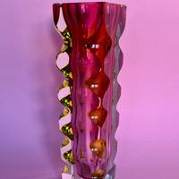Vaso in vetro boemo Oldřich Lipský Design iconico