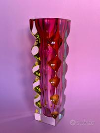 Vaso in vetro boemo Oldřich Lipský Design iconico