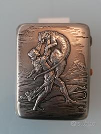 Portasigarette in argento Russia XIX secolo