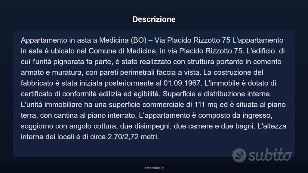 Appartamento – Medicina, Villa Fontana - Vista 4