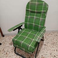 sedia a sdraio. 