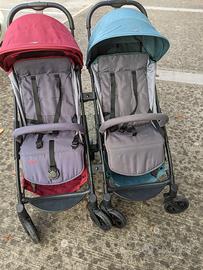 gemellare, 2 passeggini Mast M2 con connettori