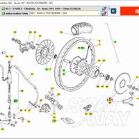 Corona Aprilia RX 50 3-5 marce AP8207054