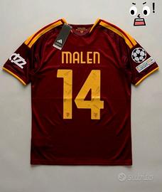 Maglia Donyell Malen 14 gara home AS Roma 26/27