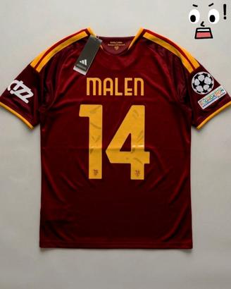 Maglia Donyell Malen 14 gara home AS Roma 26/27