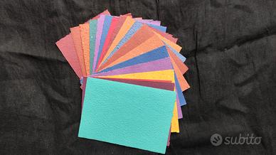 Fogli di carta fatti a mano