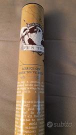 Mappa del mondo da grattare