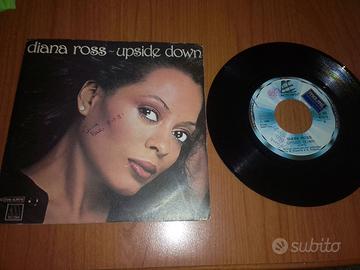 lp 45 diana ross upside down