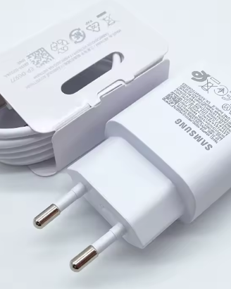 Caricatore Samsung Bianco Con Cavo Sigillato 25w