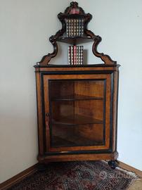 Cantonale angoliera in legno/radica