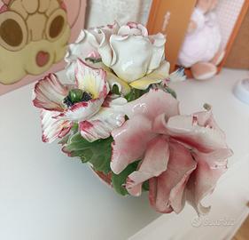 centrotavola porcellana Capodimonte 