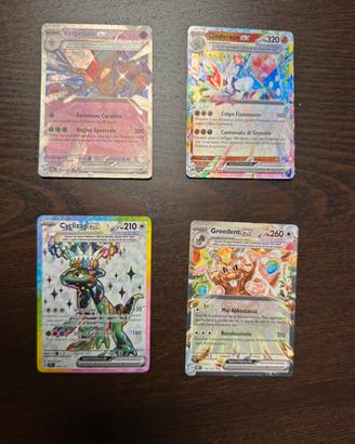 Carte Pokémon Vespique, Cinderace, Cyclizar, Greed