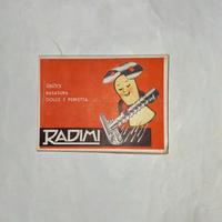 Scatola vintage di Lamette da barba marca RADIMI