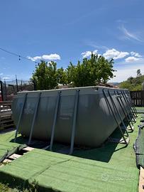 Piscina INTEX 5m x 2,5m x 130cm + Motore e Scala