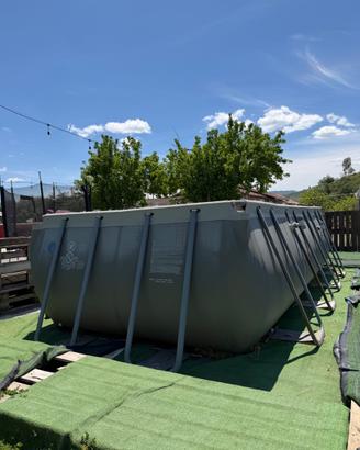 Piscina INTEX 5m x 2,5m x 130cm + Motore e Scala