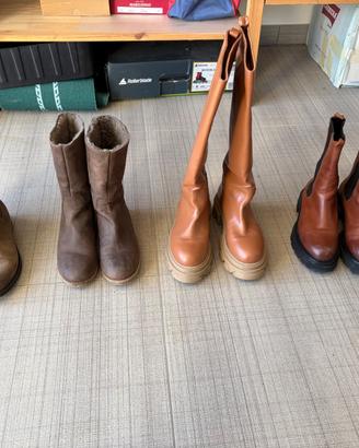 5 paia di scarpe / stivali taglia 39