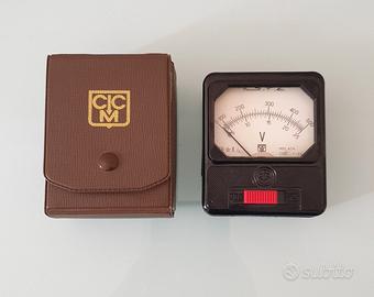 Voltmetro Analogico CICM Modello AT4 Vintage