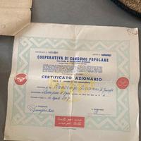 Certificato azionario del 1917