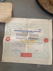 Certificato azionario del 1917