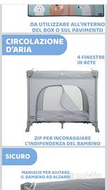 Box chicco quadrato come nuovo