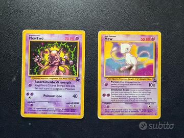 Coppia Mew e Mewtwo - Carte Pokemon Promo