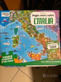Gioco-puzzle Viaggia, conosci, esplora L’ITALIA 6+