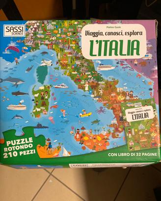 Gioco-puzzle Viaggia, conosci, esplora L’ITALIA 6+