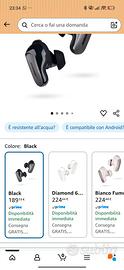 Cuffiette Bose QuietComfort Ultra Earbuds Auricola