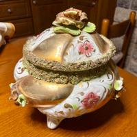 vassoio con coperchio vintage vassoio  ceramica