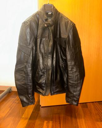 Giubbotto Moto in Pelle Custom Ixon CRANKY Nero