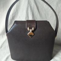 Borsa classica donna in pelle marrone