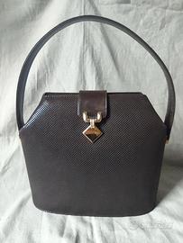 Borsa classica donna in pelle marrone