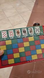 Punch Board Vintage Anni 50/60 - Gioco delle Carte