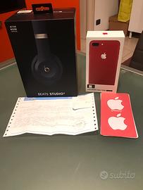 iphone 7 plus 128gb+Cuffie Beats Studio 3