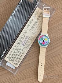 SWATCH"MITICO"WHITE HORSES SCW 100" 1990