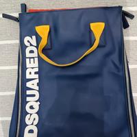 Borsa Shopping Dsquared2 Blue & Yellow - Come Nuov