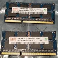 Memoria Ram DDR3 4+4 Gb x portatili