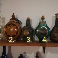 set bottiglie VUOTE da collezione 