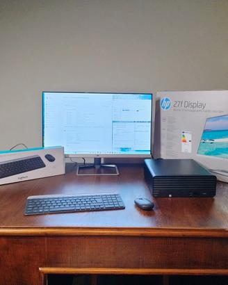 Postazione Completa HP ProDesk 400 G7 (i7 - 16gb)