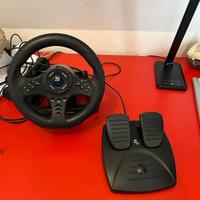 Volante e pedali compatibili PS4