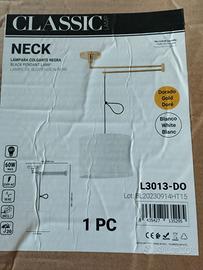 Lampadario d'orato allungabile da soffitto