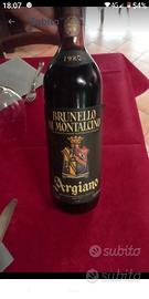 Vino Brunello di Montalcino cantina Argiano 1980